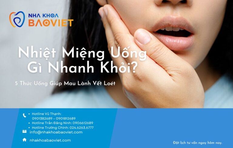 Nhiệt Miệng Uống Gì Nhanh Khỏi? 5 Thức Uống Giúp Mau Lành Vết Loét